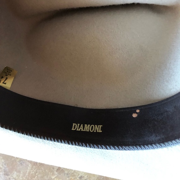 Men's 100% WOOL Rancher's Hat "DIAMONI" - Picture 4 of 10